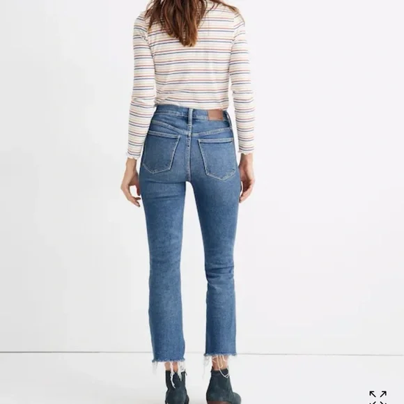 Madewell Cali Demi Boot Jeans Size 24 - Picture 2 of 11